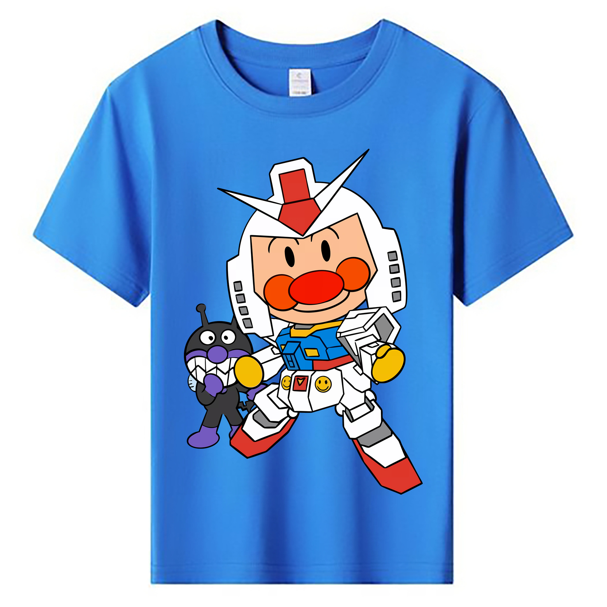 （画像用） アンパンマン Anpanman 綿100％キッズTシャツ（フロントプリント）